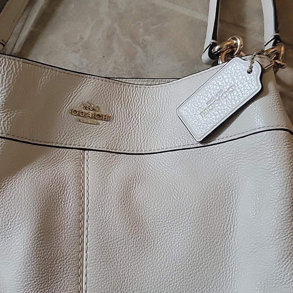 COACH Pebbled Leather Lexy Shoulder bag - Picture 12 of 17
